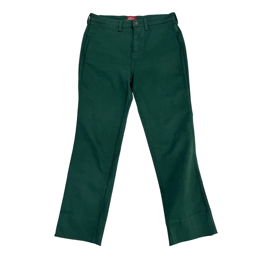 Johnny Was x Sasson Sancere Straight Leg Jeans Green Denim Size 30 Retro Boho